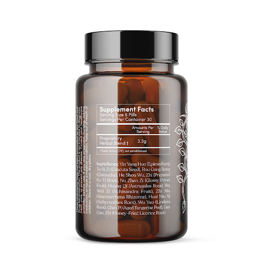 Wood Rx label and ingredients — practitioner-formulated TCM honey pearls